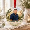 Picture of Personalized Memorial Ornament, Custom Photo Remembrance Gift, In Memory of Loved One, Sympathy Christmas Keepsake, Memorial Gift for Family