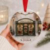 Picture of Personalized Hair Salon Christmas Ornament, Custom Salon Name Gift, Hair Stylist Ornament, Salon Owner Gift, Beauty Shop Christmas Keepsake