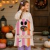 Picture of Personalized Trick or Treat Bag for Kids, Custom Name Ghost Halloween Candy Bag, Retro Halloween Tote, Boys Girls Treat Sack Halloween