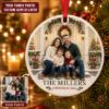Picture of Personalized Family Photo Ornament, Custom Family Christmas Gift, 2 Layer Ceramic Acrylic Keepsake, Family Name Ornament, Christmas 2026