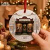 Picture of Personalized Toy Shop Christmas Ornament, Custom Shop Name Gift, 2 Layer Ceramic Acrylic Ornament, Small Business Owner Gift, Christmas 2026