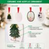 Picture of Personalized Toy Shop Christmas Ornament, Custom Shop Name Gift, 2 Layer Ceramic Acrylic Ornament, Small Business Owner Gift, Christmas 2026