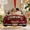 Picture of Personalized Wedding Car Ornament, Custom Couple Photo Just Married Gift, 2D Flat Acrylic Ornament, Newlywed Gift, Wedding 2026 Couple Gift