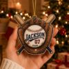 Picture of Personalized Baseball Ornament, Custom Name & Number Baseball Gift, Player Christmas Keepsake, Little League Team Gift, Sports Ornament 2026