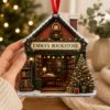 Picture of Personalized Bookstore Christmas Ornament, Custom Shop Name Acrylic Ornament, Book Lover Gift, Small Business Owner Keepsake, Christmas 2026