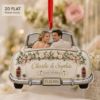 Picture of Personalized Wedding Car Ornament, Custom Couple Photo Just Married Gift, 2D Flat Acrylic Ornament, Wedding Date Newlywed Keepsake 2026