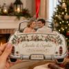Picture of Personalized Wedding Car Ornament, Custom Couple Photo Just Married Gift, 2D Flat Acrylic Ornament, Wedding Date Newlywed Keepsake 2026