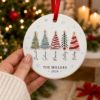 Picture of Personalized Family Christmas Ornament, Custom Names 2 Layer Ceramic Acrylic Ornament, Family Tree Keepsake, Christmas Gift for Family 2026
