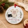 Picture of Pregnancy Announcement Christmas Ornament, Promoted To Grandma Grandpa Gift, Baby Reveal Keepsake, Custom Ultrasound Photo Ornament 2026