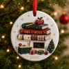 Picture of Personalized Teacher Christmas Ornament, Custom Name Book Stack 2 Layer Ceramic Acrylic Ornament, Teacher Gift, Classroom Keepsake 2026