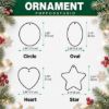 Picture of Personalized Best Friend Christmas Ornament, Custom Photo Strip 2 Layer Ceramic Acrylic Ornament, Friendship Keepsake Gift for Besties 2026