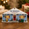 Picture of Personalized Family Ranch Home Christmas Wooden Ornament 2026, Custom Last Name House Ornament, New Home Christmas Gift, Family Keepsake