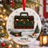 Picture of Personalized Fishing Christmas Ornament, Custom Tackle Box 2 Layer Ceramic Acrylic Ornament, Fisherman Gift, Fishing Keepsake Gift 2026