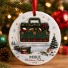 Picture of Personalized Fishing Christmas Ornament, Custom Tackle Box 2 Layer Ceramic Acrylic Ornament, Fisherman Gift, Fishing Keepsake Gift 2026