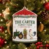 Picture of Personalized Farm Christmas Ornament, Custom Family Farm Name Ornament, Tractor Rooster Farmhouse Keepsake, Farmer Gift, Christmas 2026