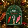 Picture of Personalized Baker Christmas Ornament, Custom Name Baking Ornament, Rolling Pin Whisk Bakery Gift, Pastry Chef Keepsake, Christmas 2026