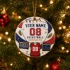 Picture of Custom Volleyball Player Christmas Ornament, Personalized Name Jersey Number Gift, Volleyball Team Keepsake for Girls, Christmas Gift 2026