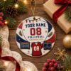 Picture of Custom Volleyball Player Christmas Ornament, Personalized Name Jersey Number Gift, Volleyball Team Keepsake for Girls, Christmas Gift 2026