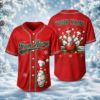 Picture of Personalized Christmas Bowling Jersey, Custom Team Name & Player Name Baseball Shirt, Festive Bowling Gift, Holiday Bowling Team Uniform