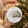 Picture of Personalized New Home Ornament, Custom House Portrait Christmas Ornament, Family Name Keepsake, First Home Gift, Housewarming Gift 2026