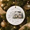 Picture of Personalized New Home Ornament, Custom House Portrait Christmas Ornament, Family Name Keepsake, First Home Gift, Housewarming Gift 2026