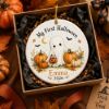Picture of Baby’s First Halloween Ornament, Personalized Baby Name Halloween Ornament, Cute Ghost Pumpkin Keepsake Gift, Newborn Halloween 2026