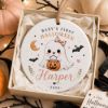 Picture of Baby’s First Halloween Ornament, Personalized Baby Name Halloween Ornament, Custom Infant Keepsake Gift, Cute Ghost Pumpkin Decor 2026