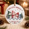 Picture of Personalized Family Ornament, Custom Snowman Family Christmas Ornament, Family Names Keepsake Gift, Christmas Gift for Parents Kids 2026