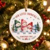Picture of Personalized Family Ornament, Custom Snowman Family Christmas Ornament, Family Names Keepsake Gift, Christmas Gift for Parents Kids 2026
