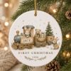 Picture of Baby’s First Christmas Ornament, Personalized Baby Name Train Ornament, Newborn Christmas Keepsake Gift, First Xmas Gift 2026