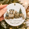 Picture of Baby’s First Christmas Ornament, Personalized Baby Name Train Ornament, Newborn Christmas Keepsake Gift, First Xmas Gift 2026