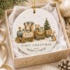 Picture of Baby’s First Christmas Ornament, Personalized Baby Name Train Ornament, Newborn Christmas Keepsake Gift, First Xmas Gift 2026
