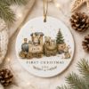 Picture of Baby’s First Christmas Ornament, Personalized Baby Name Train Ornament, Newborn Christmas Keepsake Gift, First Xmas Gift 2026