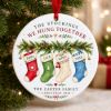 Picture of Personalized Family Ornament, Custom Stocking Christmas Ornament with Names, Family Christmas Keepsake Gift, Parents Grandparents Gift 2026