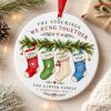 Picture of Personalized Family Ornament, Custom Stocking Christmas Ornament with Names, Family Christmas Keepsake Gift, Parents Grandparents Gift 2026