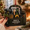 Picture of Personalized Workshop Christmas Ornament, Custom Tool Box Acrylic Ornament, Handyman Gift, Carpenter Keepsake, Builder Holiday Gift 2026