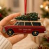 Picture of Personalized Christmas Car Ornament, Custom Family Road Trip Acrylic Ornament, Vintage Station Wagon Gift, Travel Memory Keepsake 2026