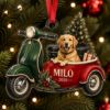 Picture of Personalized Dog Christmas Ornament, Custom Pet Car Acrylic Ornament, Puppy Holiday Gift, Dog Lover Keepsake, Pet Memorial Christmas Decor