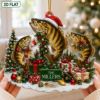Picture of Personalized Largemouth Bass Christmas Ornament, Custom Bass Fishing Acrylic Ornament, Fisherman Gift, Angler Keepsake, Fishing Decor 2026