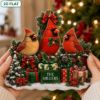 Picture of Personalized Cardinal Christmas Ornament, Custom Red Cardinal Bird Acrylic Ornament, Bird Lover Gift, Nature Keepsake, Holiday Decor 2026