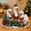Picture of Personalized Swan Family Christmas Ornament, Custom White Swan Acrylic Ornament, Swan Lover Gift, Bird Wildlife Keepsake, Holiday Decor 2026