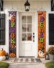 Picture of Spooky Halloween Front Door Banners, Set of 2 Porch Hangings, Haunted Season Outdoor Decor, Fall Entryway Decoration, Holiday Home Style