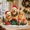 Picture of Personalized Golden Retriever Christmas Ornament, Custom Dog Family Ornament, Golden Retriever Lover Gift, Pet Memory Holiday Keepsake Decor