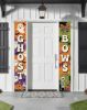 Picture of Halloween Porch Banner Set of 2, BOO Front Door Decor, Spooky Seasonal Hanging Signs, Outdoor Fall Home Decoration, Halloween Entryway Style