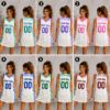 Picture of Custom Basketball Jersey Dress, Personalized Basketball Tank Dress With Name Number, Women's Game Day Outfit, Team Sports Gift