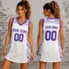 Picture of Custom Basketball Jersey Dress, Personalized Basketball Tank Dress With Name Number, Women's Game Day Outfit, Team Sports Gift