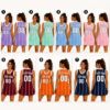 Picture of Custom Basketball Jersey Dress, Personalized Tank Dress With Name & Number, Women's Basketball Game Day Outfit, Sports Fan Gift For Her