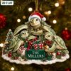 Picture of Personalized Sea Turtle Christmas Ornament, Custom Green Sea Turtle Family Keepsake, Ocean Lover Gift, Beach Christmas Holiday Decor 2026
