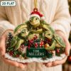 Picture of Personalized Sea Turtle Christmas Ornament, Custom Green Sea Turtle Family Keepsake, Ocean Lover Gift, Beach Christmas Holiday Decor 2026