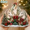 Picture of Personalized Unicorn Christmas Ornament, Custom Unicorn Family Keepsake, Unicorns Holiday Gift, Fantasy Lover Decor, Magical Christmas Gift